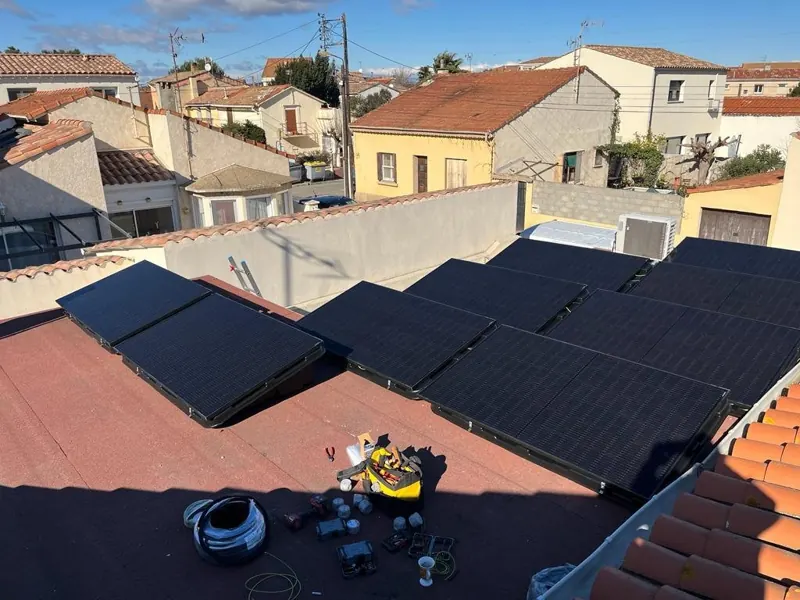 Installation Soleva Home chez un particulier : chantier en cours, câblage